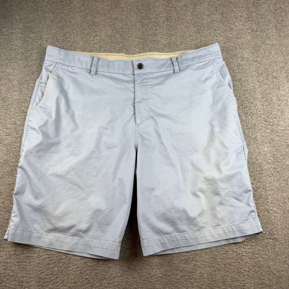 Nike Golf Shorts Men's 40 Blue Dri-FIT Performance Flat‎ Front Chino Casual